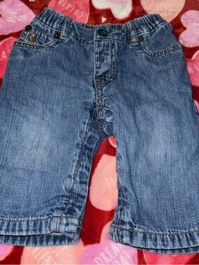 Baby Gap Boys Size 6-12 months Denim Blue Jeans